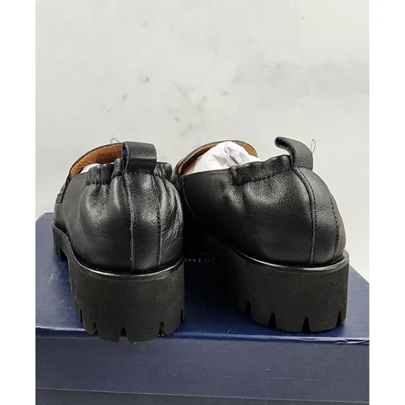 Andre Assous Black Loafers - Picture 7 of 15